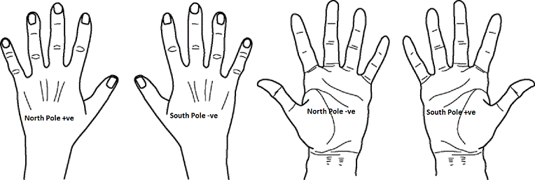 Hand polarities diagram